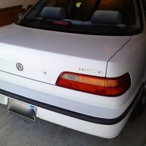 1992 Acura Integra Rear After