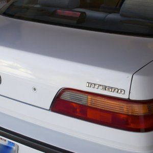1992 Acura Integra Rear Final