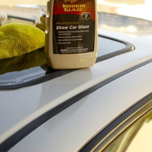 1992 Acura Integra Roof 3rd After 3rd Application of Glaze