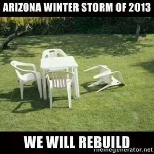 AZ Winter Storm Damage