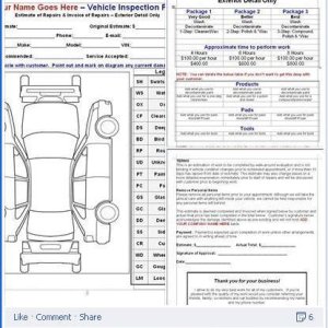 Vehicle Inpsection Form by Mike Phillips