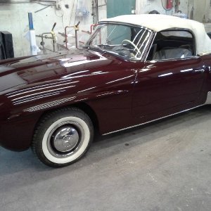 1956 Mercedes Benz 190 SL convertable