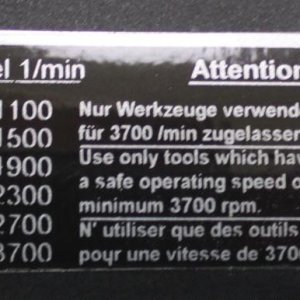 Flex Rotary Buffer Speed Settings