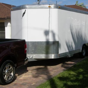 Featherlite Enclosed Car Trailer