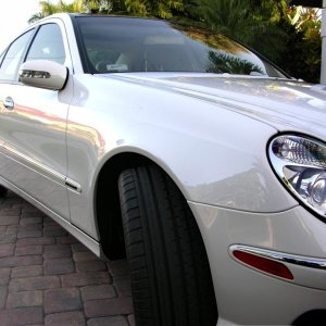 MB E500 Paint Detail