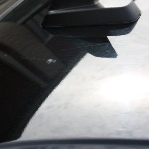 Roof antenna area before