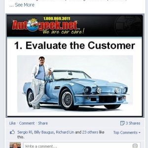 Evaluate the customer first!
