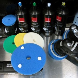 How to prime a Rupes pad on a Rupes Polisher