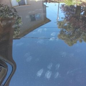 Finger marks in car paint