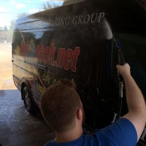 Washing iVan in Kentucky