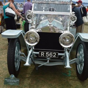 Cars on display at Pebble Beach Concours De Elegance