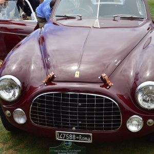Cars on display at Pebble Beach Concours De Elegance