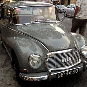 Cars on display at Pebble Beach Concours De Elegance
