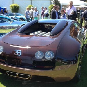 Cars on display at Pebble Beach Concours De Elegance