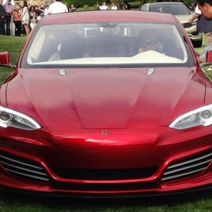 Cars on display at Pebble Beach Concours De Elegance