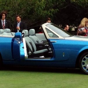 Cars on display at Pebble Beach Concours De Elegance