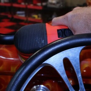 Machine waxing a car dash by Mike Phillips
