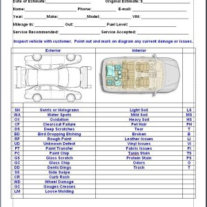 Mike Phillips Vehicle Inspection Form Version 1.5
