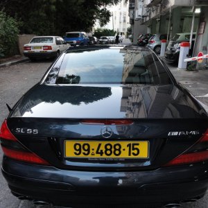 Mercedes SL 55 AMG Green Turquoise Metallic