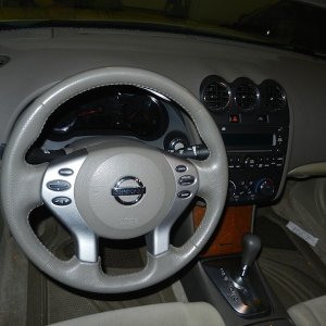 Before picture of front interior