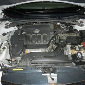 Before picture of engine