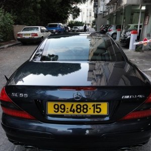 Mercedes SL 55 AMG Green Turquoise