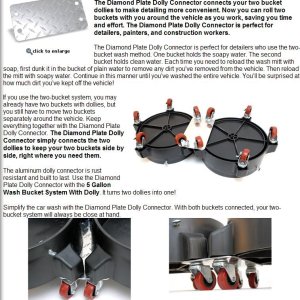 Diamond Plate Dolly Connector