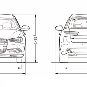 Audi_A6_Avant_Dimensions_Front_Rear