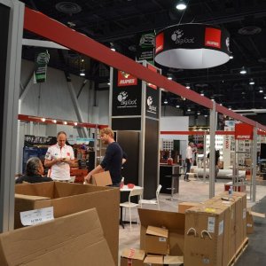SEMA Show 2014 Set up