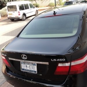 Lexus LS 460 Black polish, wax, detailing by Sharkpolitur