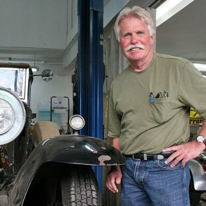 Wayne Carini at Autogeeks Cars and Coffee with Mike Phillips