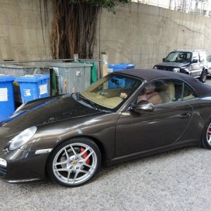 Polish, Wax, Sealing detailing Porsche Carrera S Cabriolet &amp; Porsch