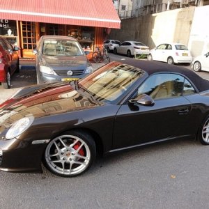 Polish, Wax, Sealing detailing Porsche Carrera S Cabriolet &amp; Porsch