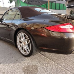 Before/After detailing Porsche Carrera S Cabriolet &amp; Porsche 911 by