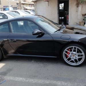 Porsche Carrera 911 polish, wax, detailing by Sharkpolitur TLV Israel