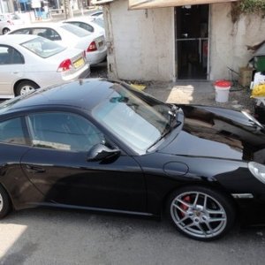 Porsche Carrera 911 polish, wax, detailing by Sharkpolitur TLV Israel