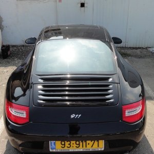 Porsche Carrera 911 polish, wax, detailing by Sharkpolitur TLV Israel