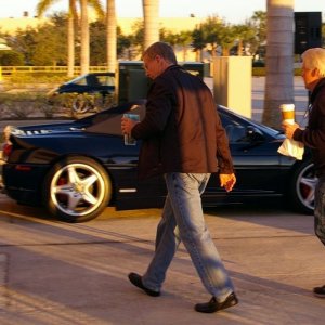 Wayne Carini at Autogeeks Cars and Coffee with Mike Phillips