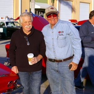 Wayne Carini at Autogeeks Cars and Coffee with Mike Phillips