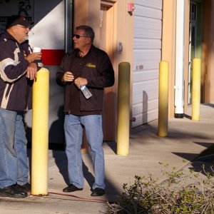 Wayne Carini at Autogeeks Cars and Coffee with Mike Phillips