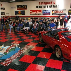 Wayne Carini at Autogeeks Cars and Coffee with Mike Phillips