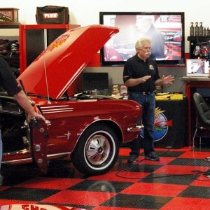 Wayne Carini at Autogeeks Cars and Coffee with Mike Phillips