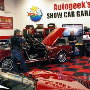 Wayne Carini at Autogeeks Cars and Coffee with Mike Phillips