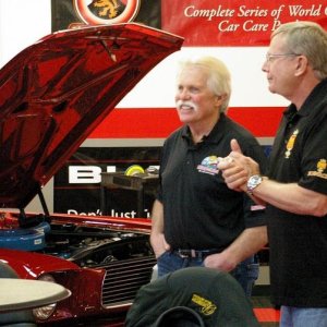 Wayne Carini at Autogeeks Cars and Coffee with Mike Phillips