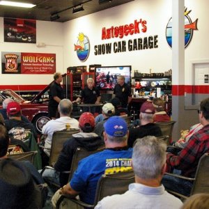 Wayne Carini at Autogeeks Cars and Coffee with Mike Phillips