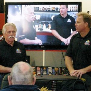 Wayne Carini at Autogeeks Cars and Coffee with Mike Phillips