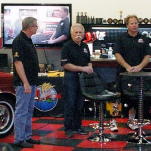 Wayne Carini at Autogeeks Cars and Coffee with Mike Phillips