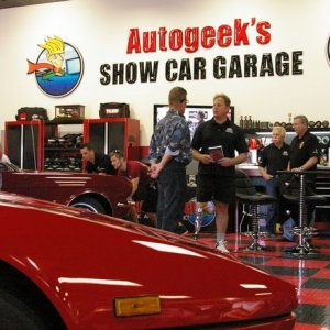 Wayne Carini at Autogeeks Cars and Coffee with Mike Phillips