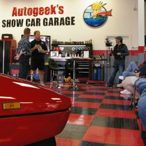 Wayne Carini at Autogeeks Cars and Coffee with Mike Phillips