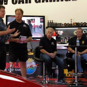 Wayne Carini at Autogeeks Cars and Coffee with Mike Phillips